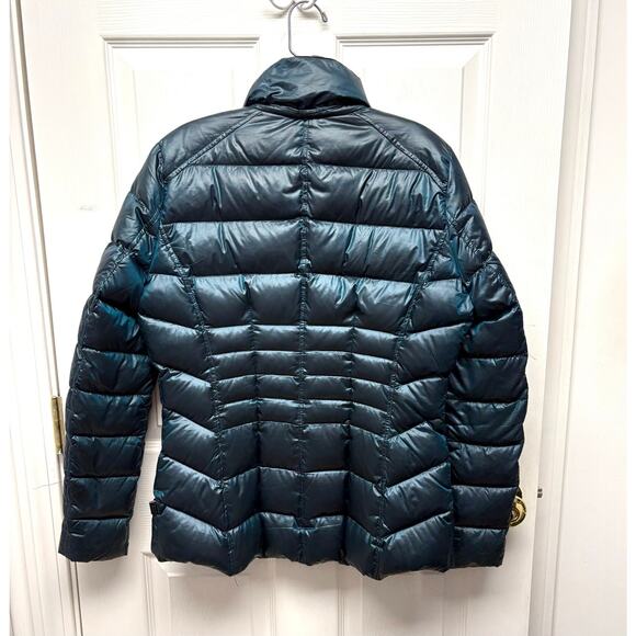 Andrew Marc Dark Green Puffer Jacket, Parka Length, Down Filled, Women's Size S - Picture 7 of 9